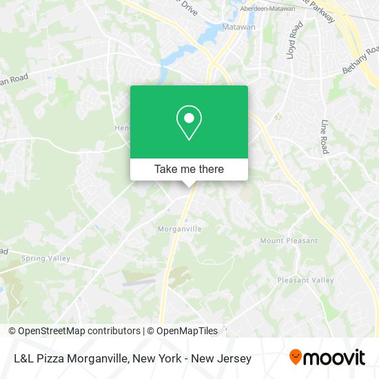L&L Pizza Morganville map