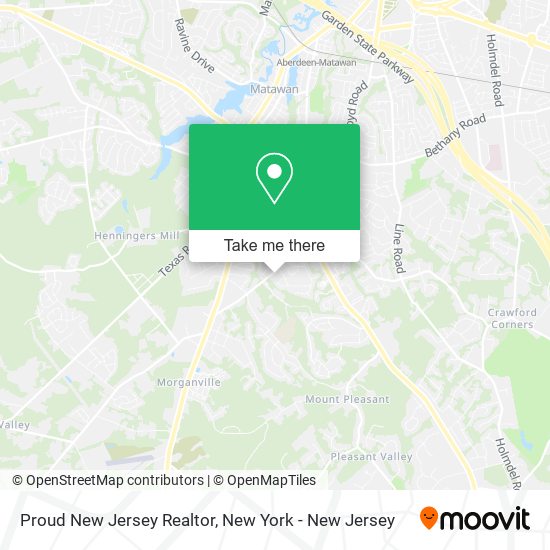 Mapa de Proud New Jersey Realtor