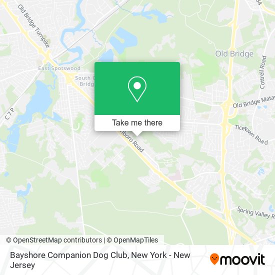 Bayshore Companion Dog Club map