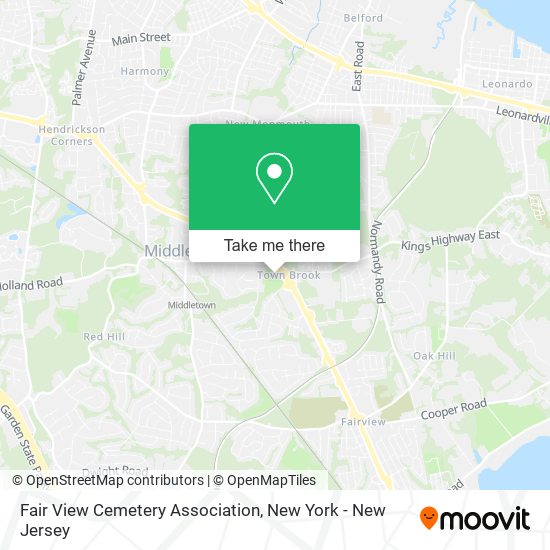 Fair View Cemetery Association map