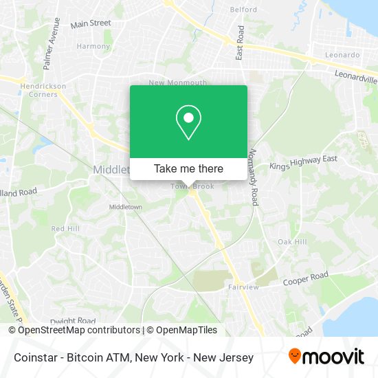 Mapa de Coinstar - Bitcoin ATM