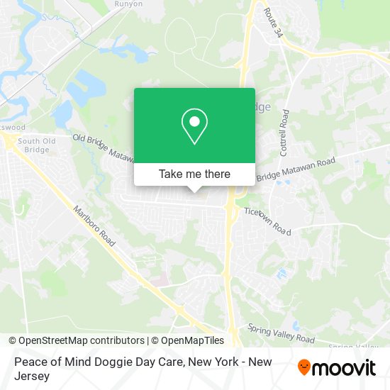 Peace of Mind Doggie Day Care map