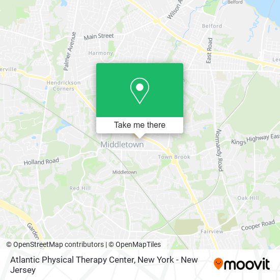 Atlantic Physical Therapy Center map