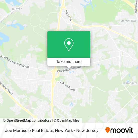 Joe Marascio Real Estate map