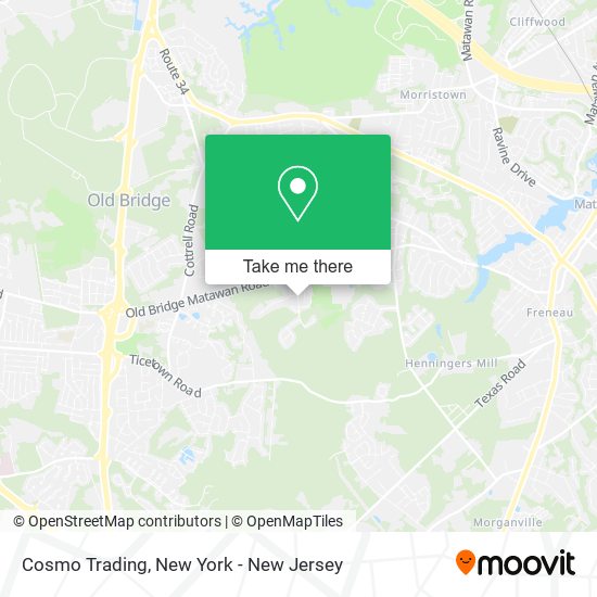 Cosmo Trading map