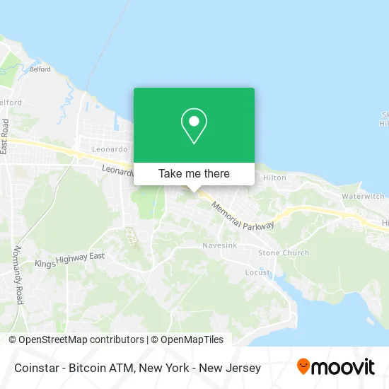 Coinstar - Bitcoin ATM map