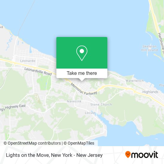Lights on the Move map