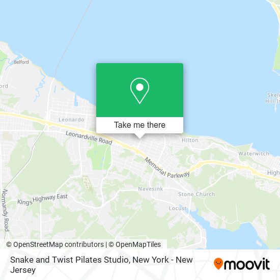 Mapa de Snake and Twist Pilates Studio