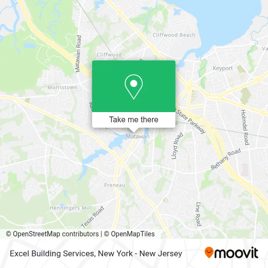 Excel Building Services map