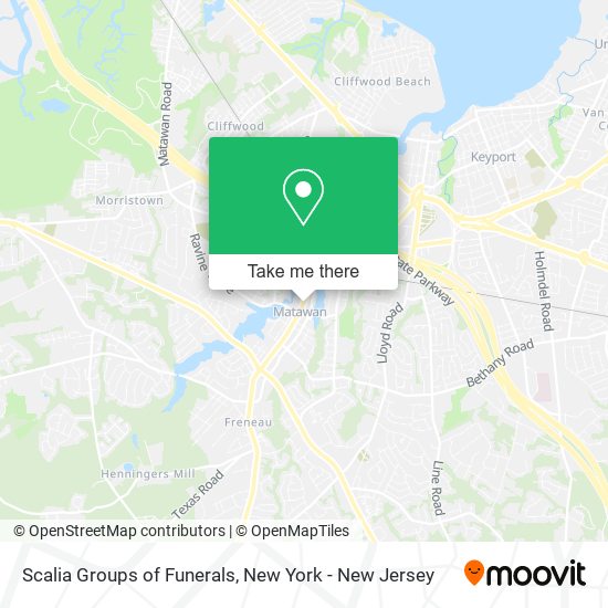 Mapa de Scalia Groups of Funerals