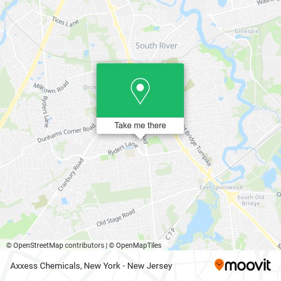 Axxess Chemicals map