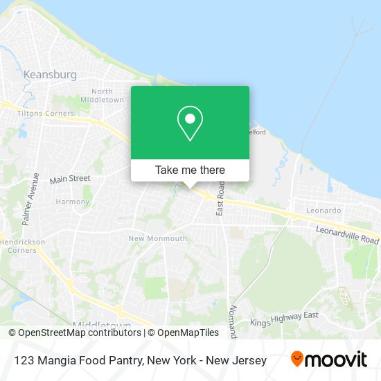 123 Mangia Food Pantry map