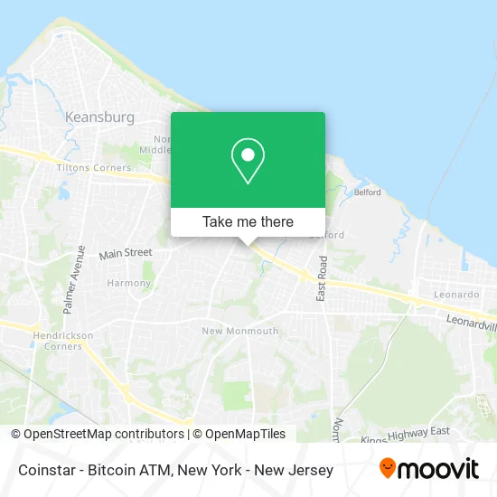 Coinstar - Bitcoin ATM map