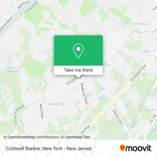 Mapa de Coldwell Banker