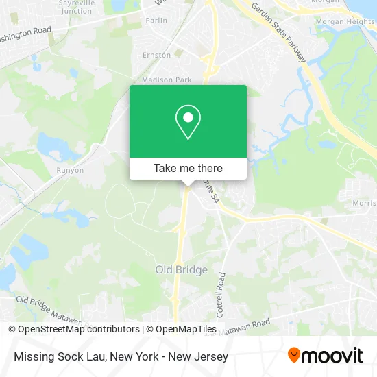 Missing Sock Lau map