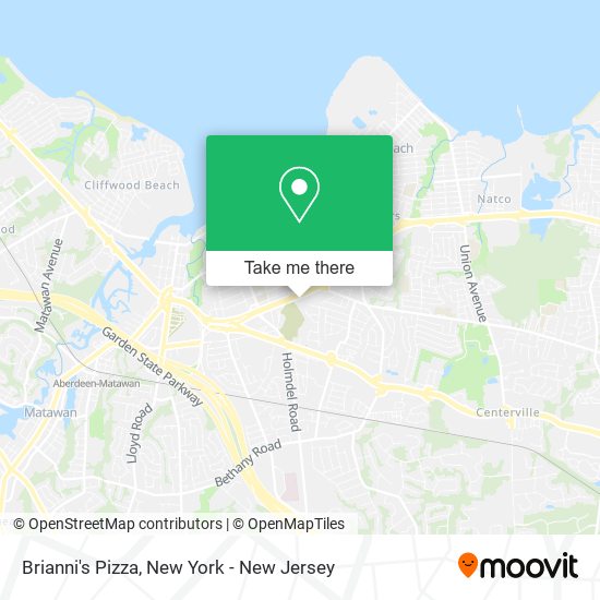 Mapa de Brianni's Pizza