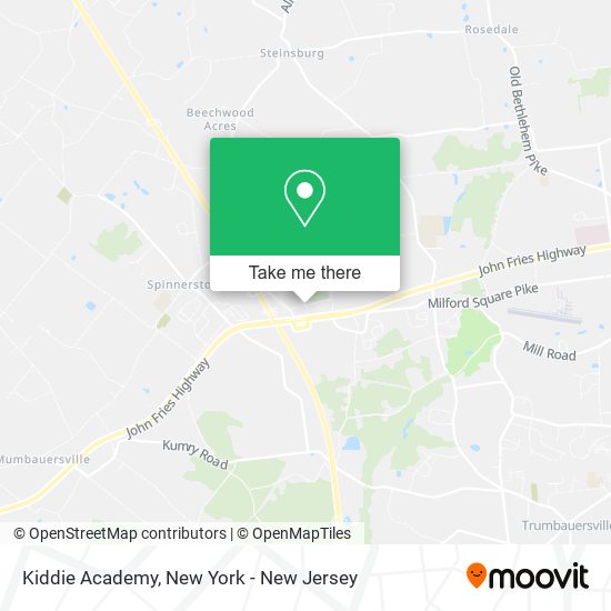 Mapa de Kiddie Academy