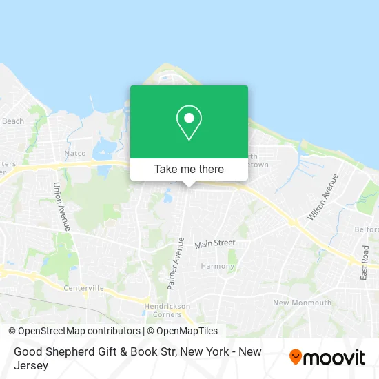 Good Shepherd Gift & Book Str map