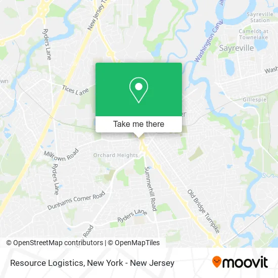 Resource Logistics map