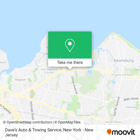 Dave's Auto & Towing Service map