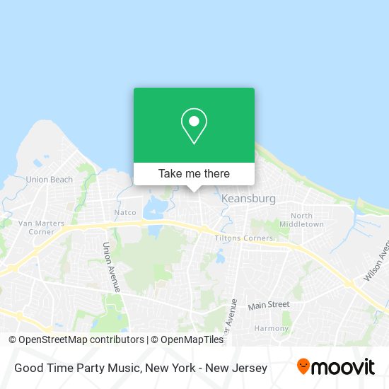 Good Time Party Music map