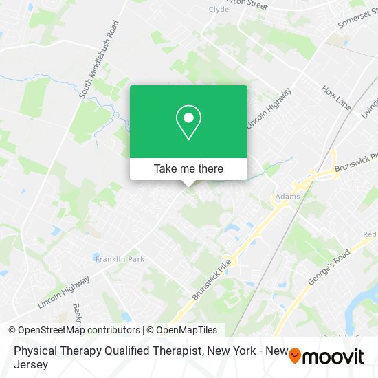 Physical Therapy Qualified Therapist map