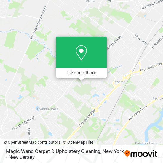 Mapa de Magic Wand Carpet & Upholstery Cleaning
