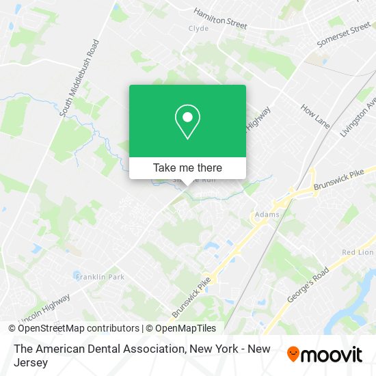 The American Dental Association map