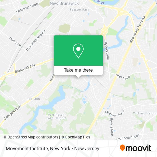 Movement Institute map