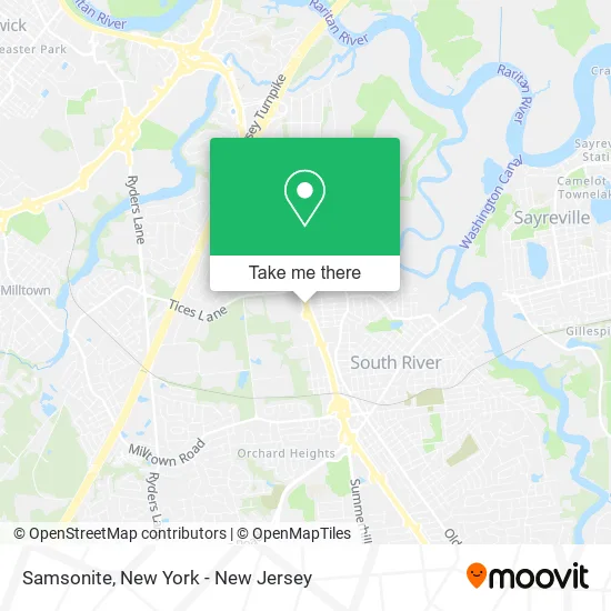 Samsonite map