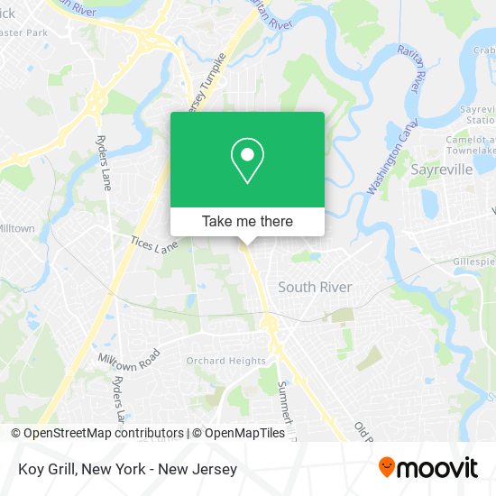 Koy Grill map