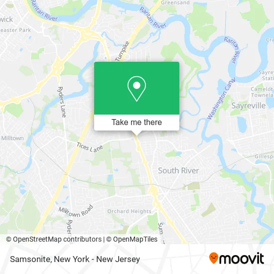Samsonite map