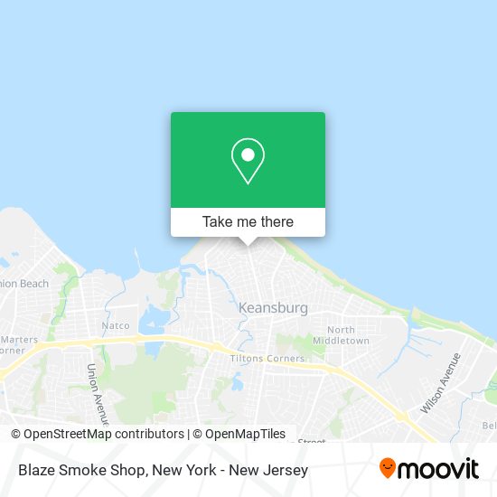 Blaze Smoke Shop map