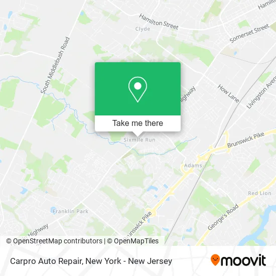 Carpro Auto Repair map