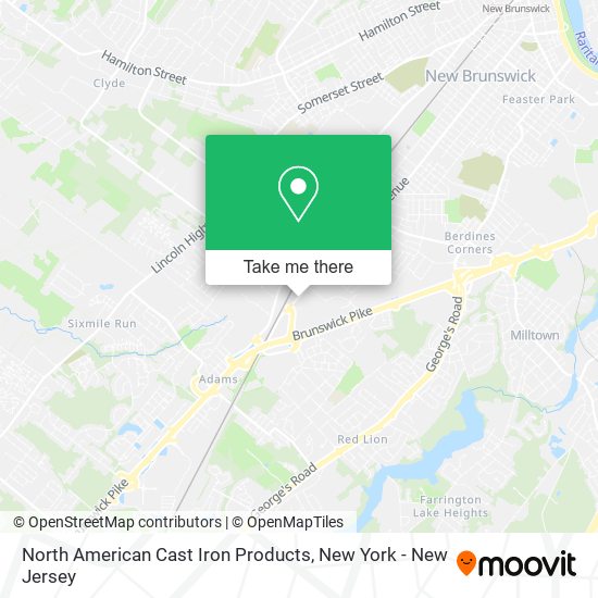 Mapa de North American Cast Iron Products
