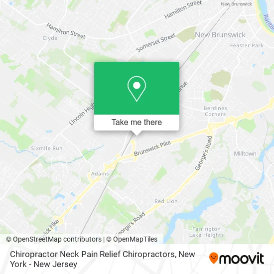 Chiropractor Neck Pain Relief Chiropractors map