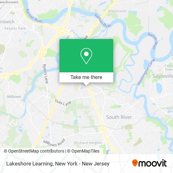 Lakeshore Learning map
