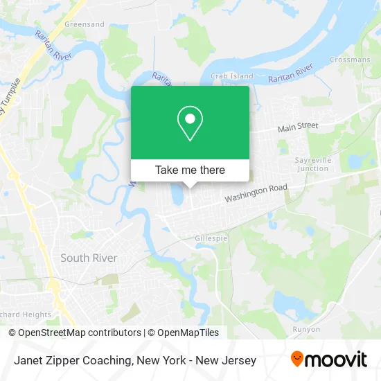 Janet Zipper Coaching map