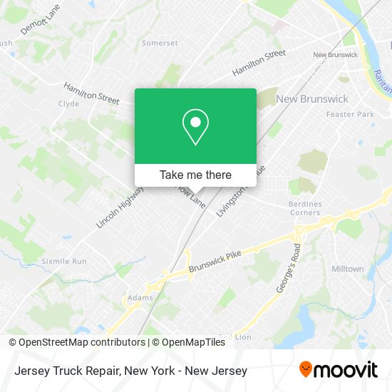 Jersey Truck Repair map