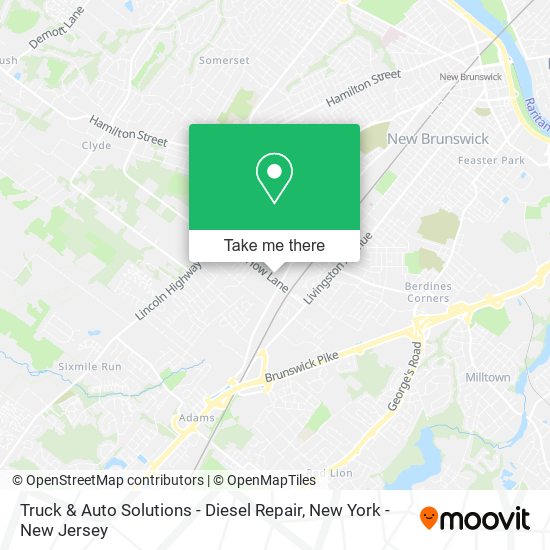 Truck & Auto Solutions - Diesel Repair map