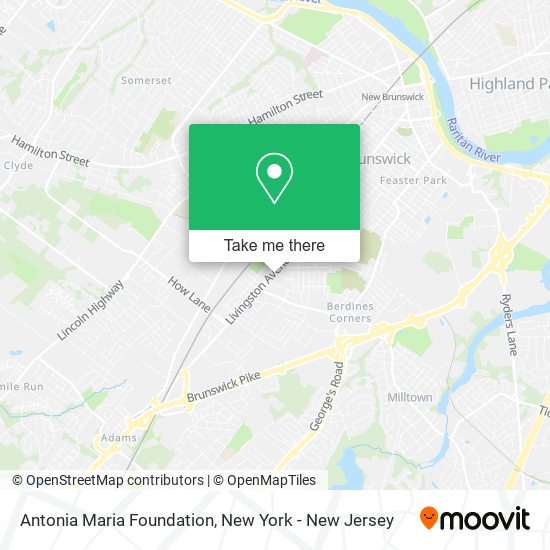 Mapa de Antonia Maria Foundation