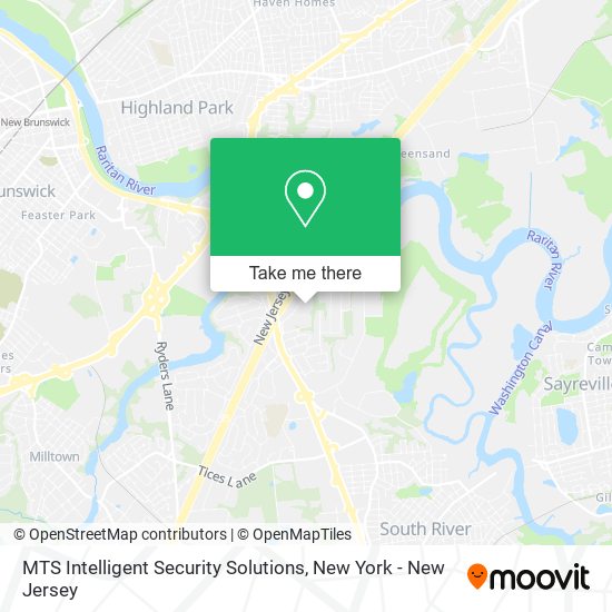 MTS Intelligent Security Solutions map