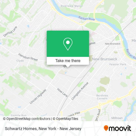 Schwartz Homes map