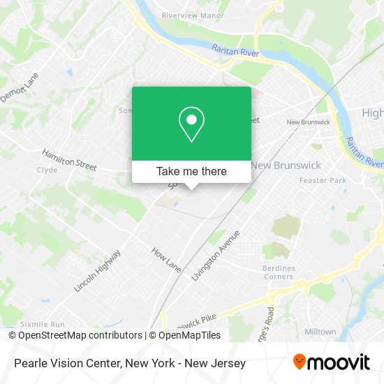 Pearle Vision Center map