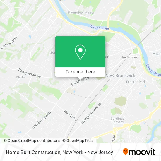 Home Built Construction map