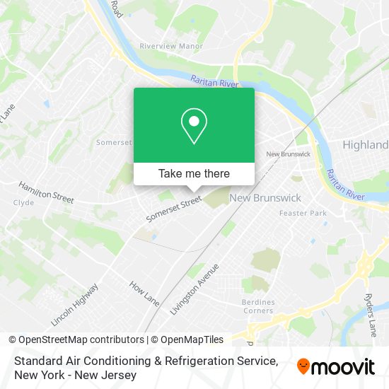 Standard Air Conditioning & Refrigeration Service map