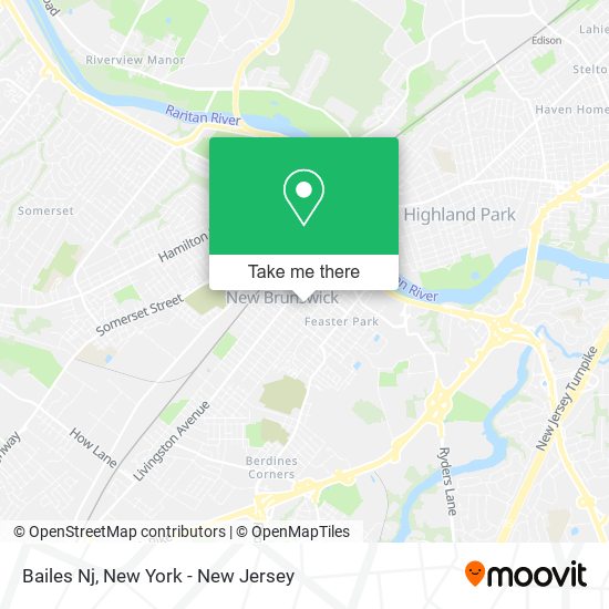 Bailes Nj map