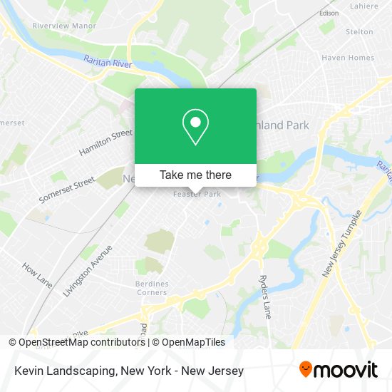 Kevin Landscaping map