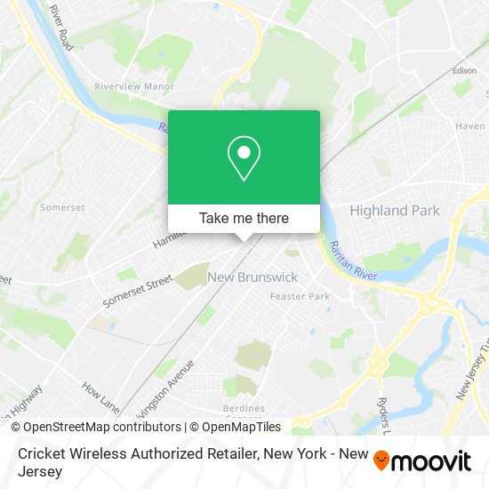 Cricket Wireless Authorized Retailer map