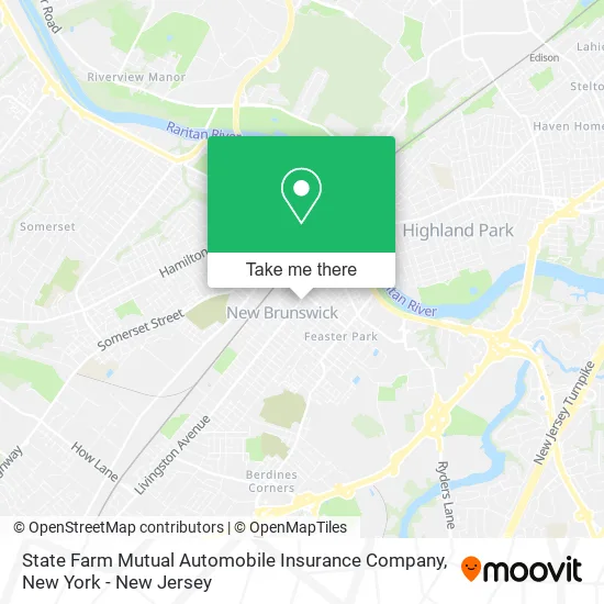 State Farm Mutual Automobile Insurance Company map